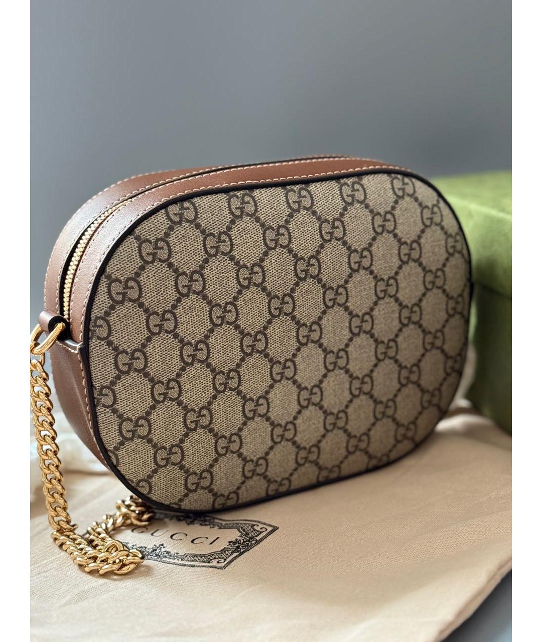 GUCCI Бежевая сумка через плечо, фото 4