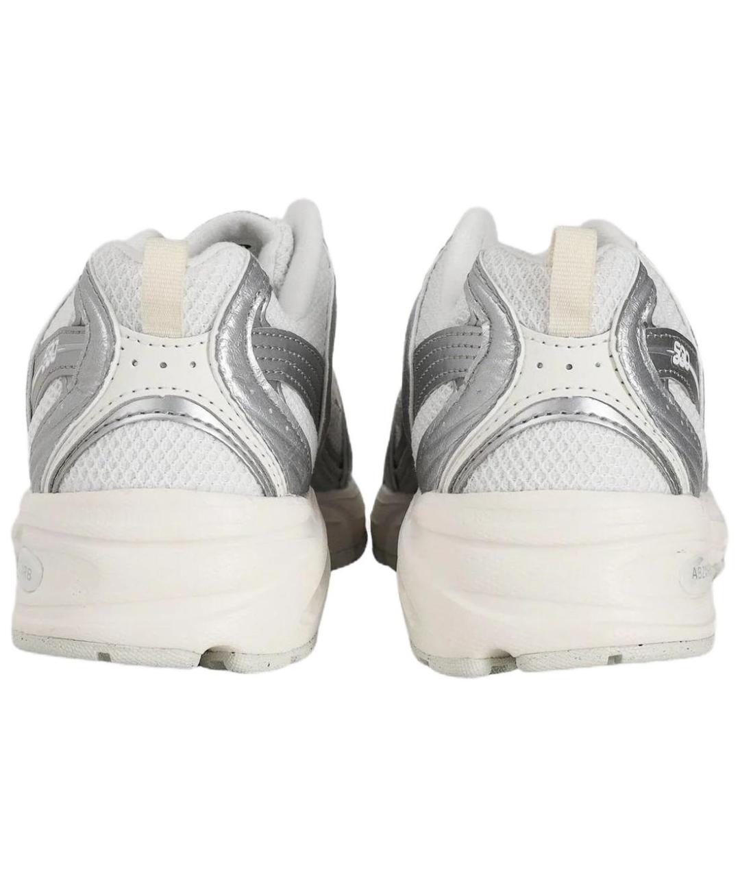 NEW BALANCE Белые кожаные кроссовки, фото 3