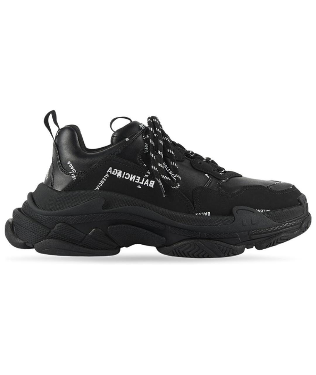 BALENCIAGA Черные кроссовки, фото 1