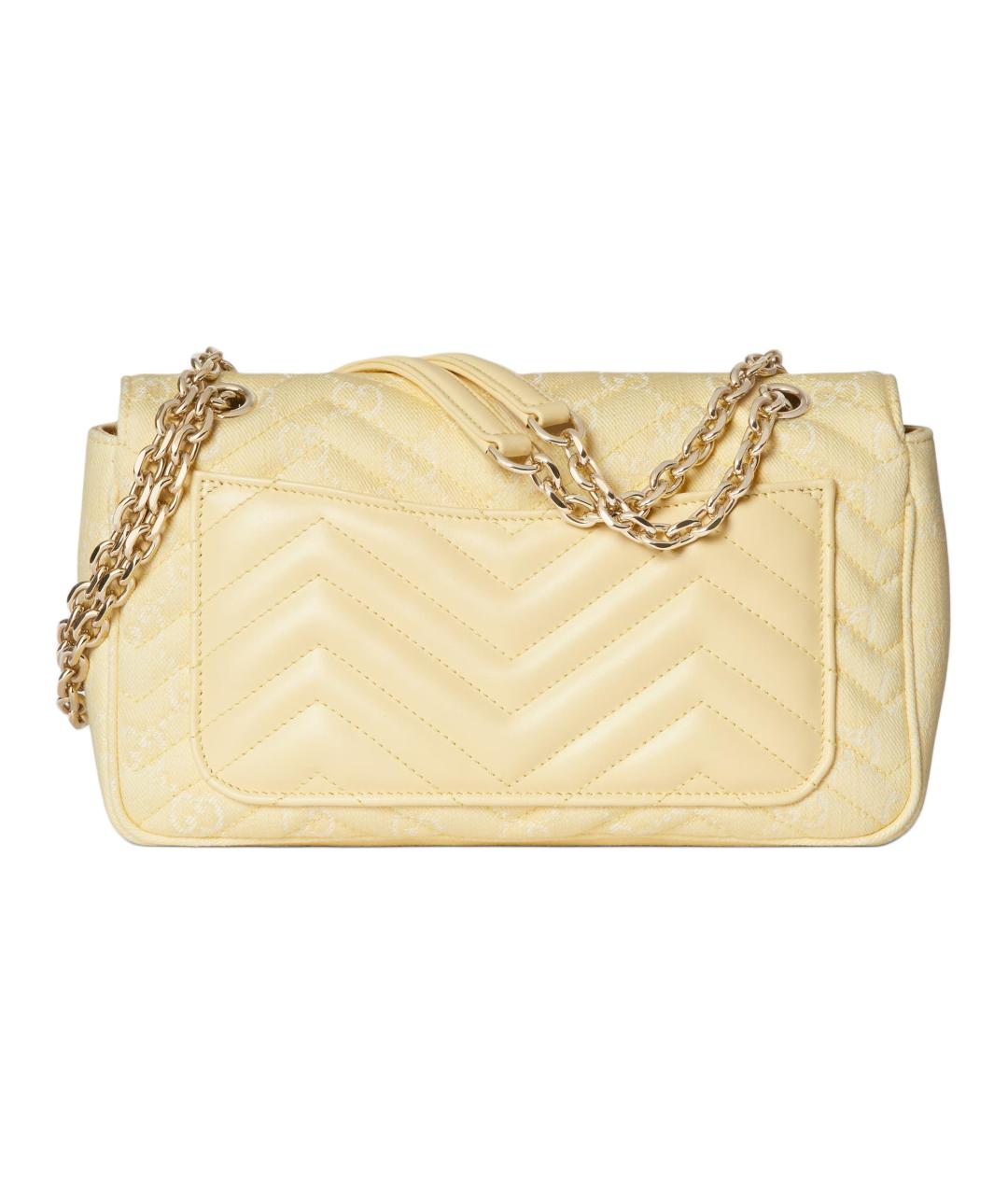 GUCCI Желтая сумка через плечо, фото 4