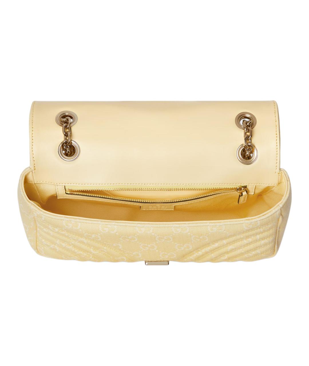 GUCCI Желтая сумка через плечо, фото 5