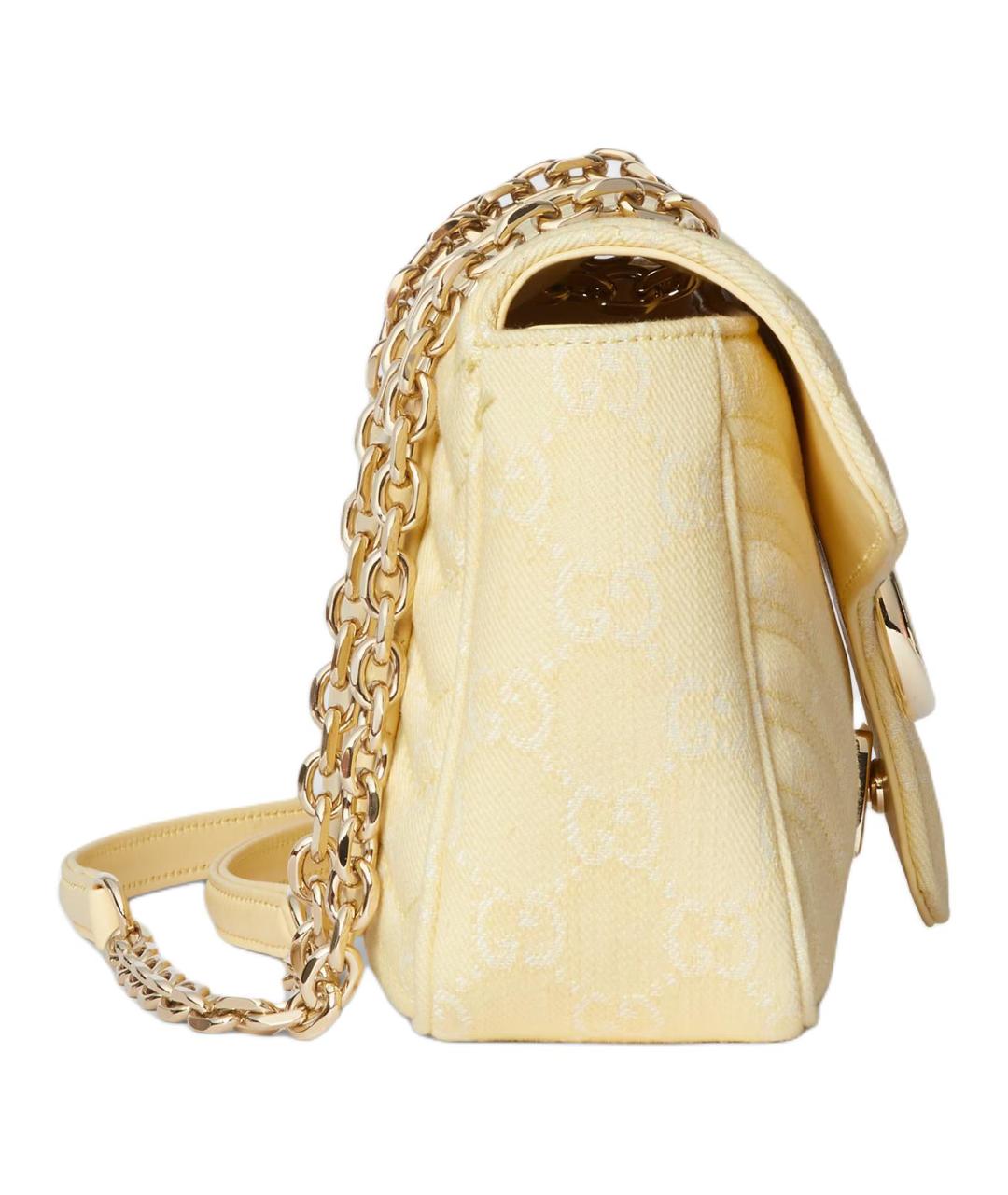 GUCCI Желтая сумка через плечо, фото 3