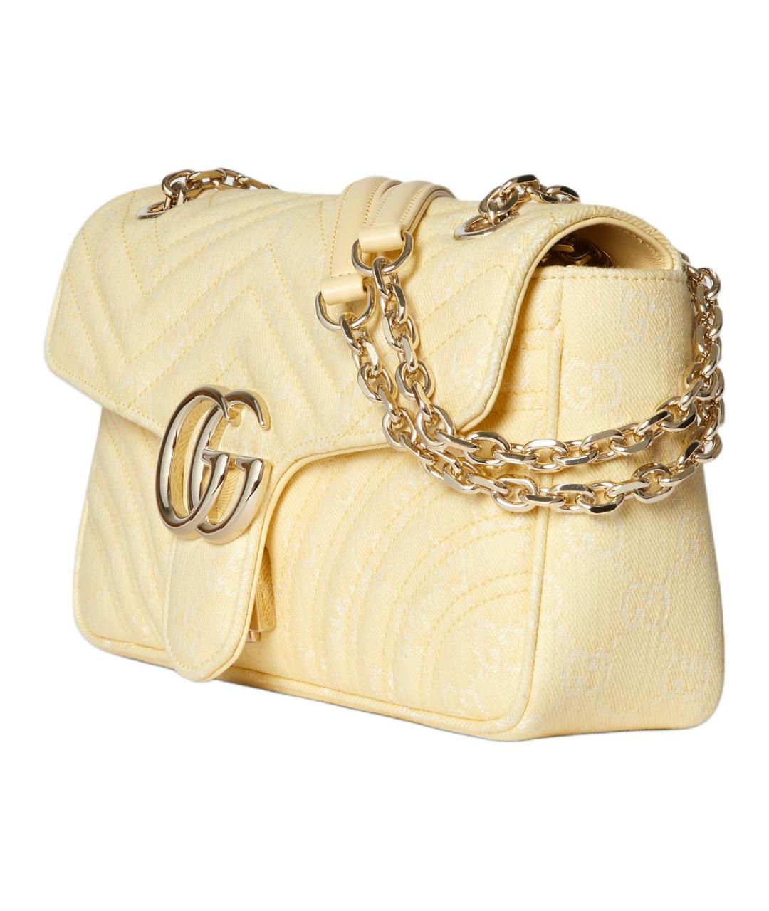 GUCCI Желтая сумка через плечо, фото 2