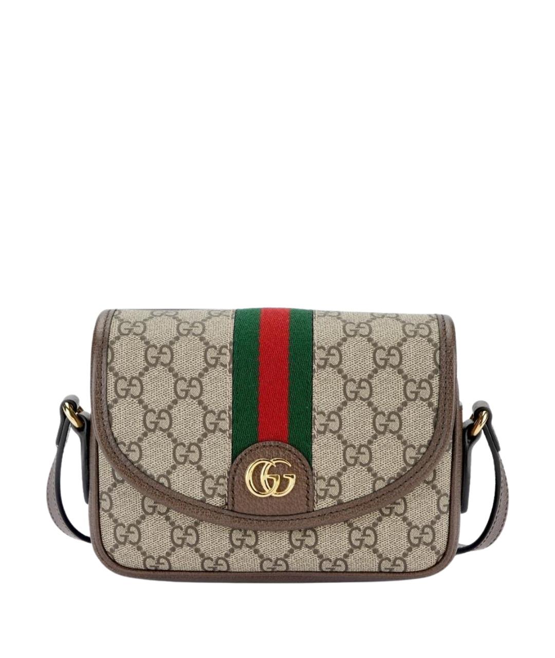 GUCCI Бежевая сумка через плечо, фото 1