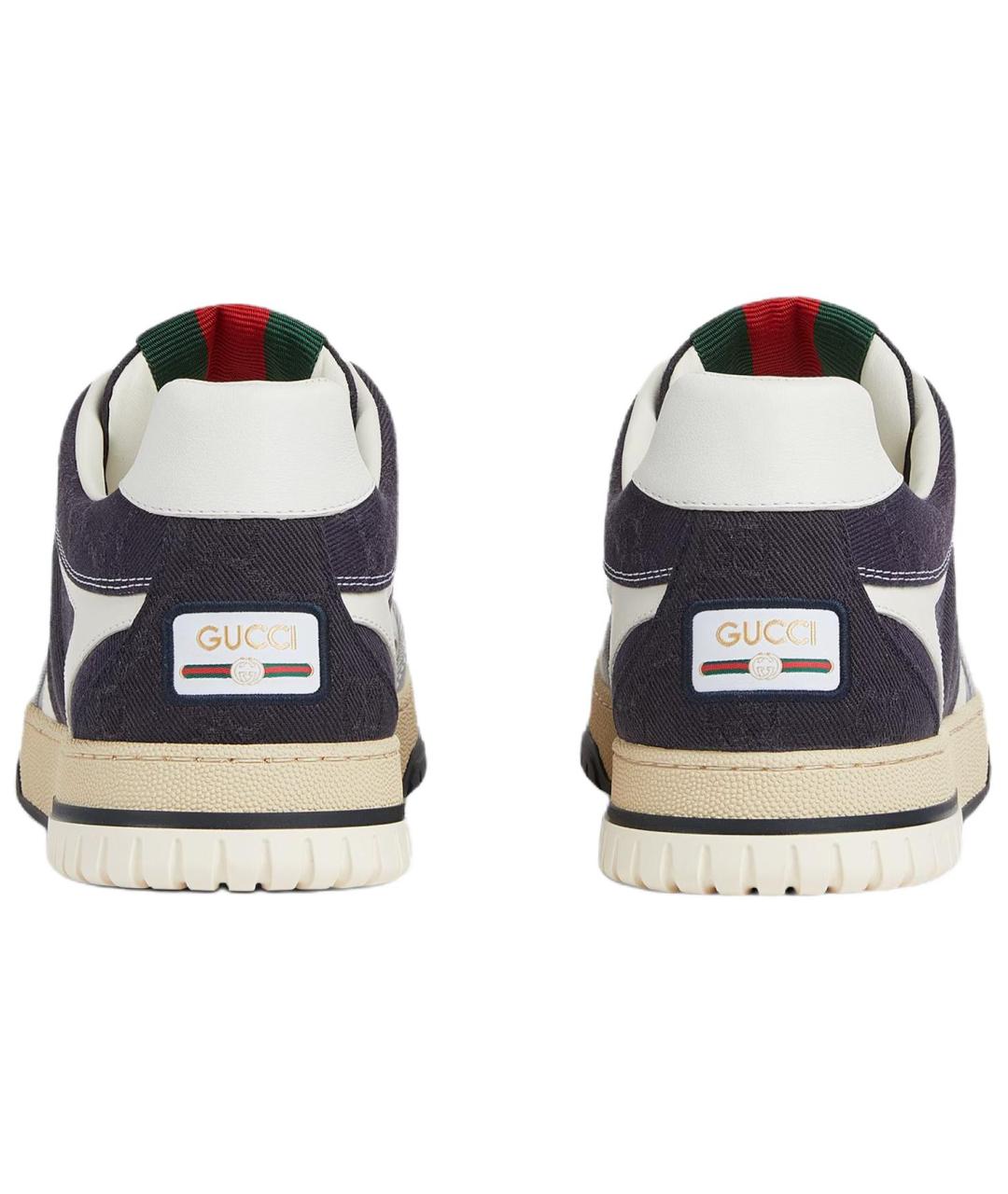GUCCI Синие низкие кроссовки / кеды, фото 5