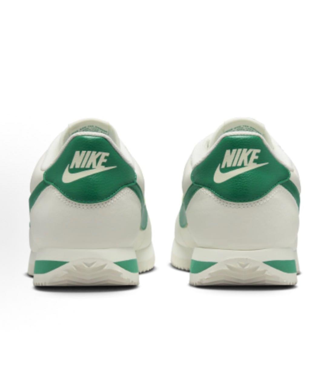 NIKE Белые кожаные низкие кроссовки / кеды, фото 4