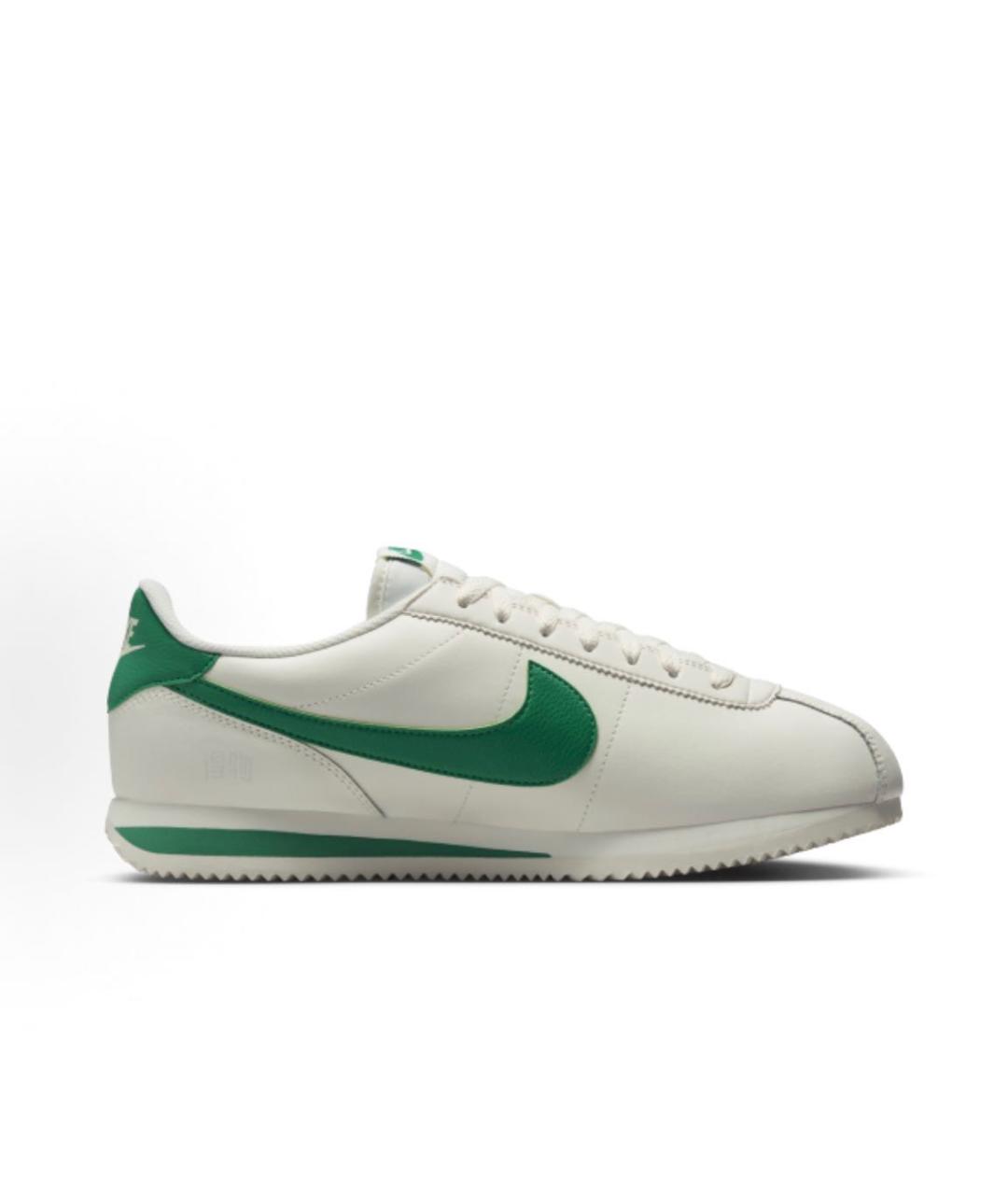 NIKE Белые кожаные низкие кроссовки / кеды, фото 6