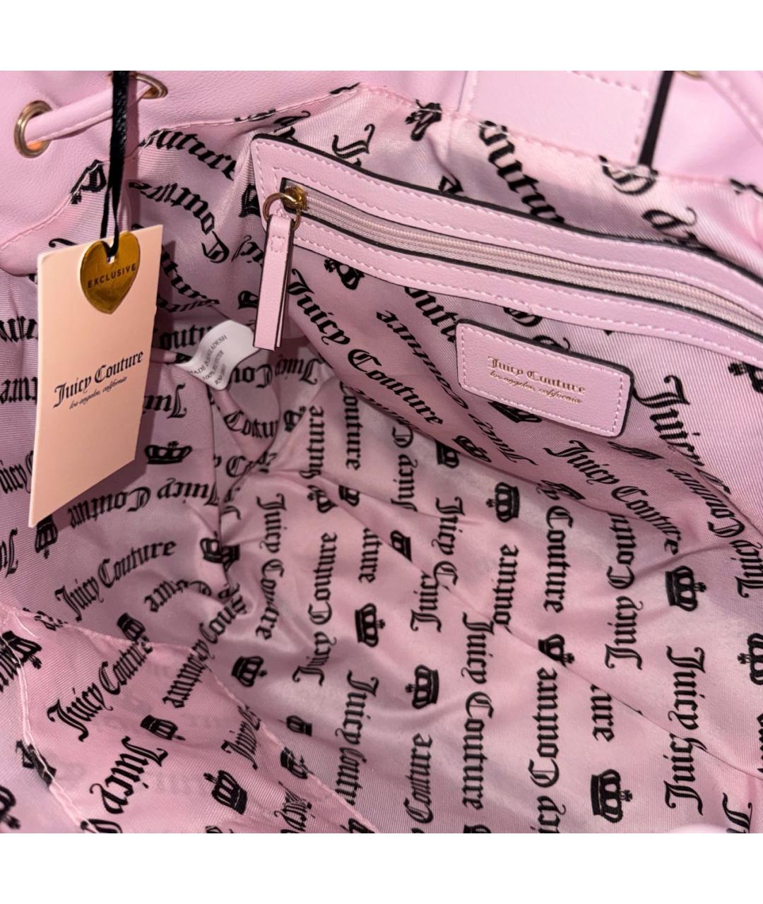 JUICY COUTURE Коричневая сумка тоут, фото 7