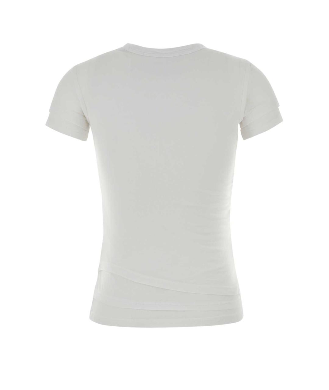 ALEXANDER WANG Белая хлопковая футболка, фото 2