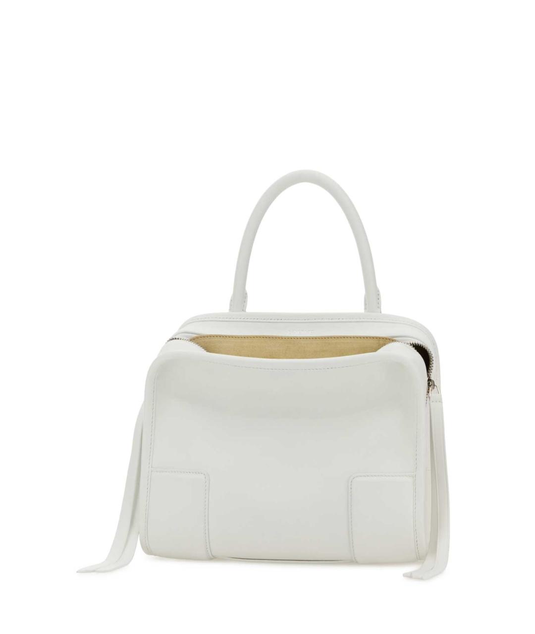 LOEWE Белая кожаная сумка тоут, фото 2