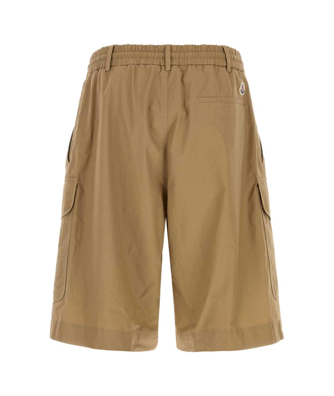 MONCLER Бежевые хлопковые шорты, фото 2