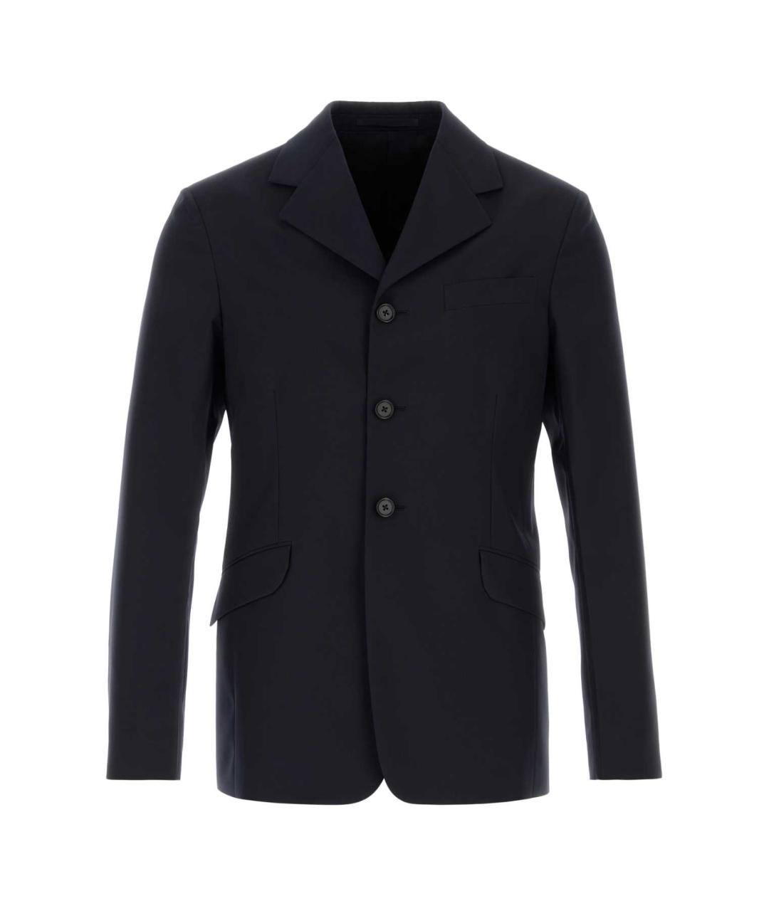 JIL SANDER Синий шерстяной пиджак, фото 1