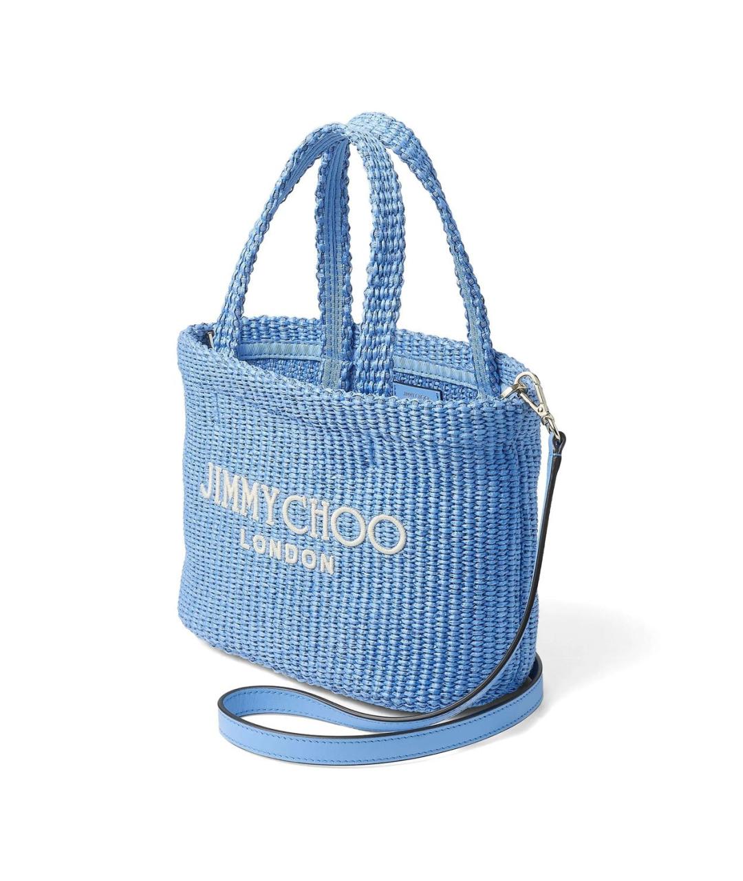 JIMMY CHOO Синяя сумка тоут, фото 3