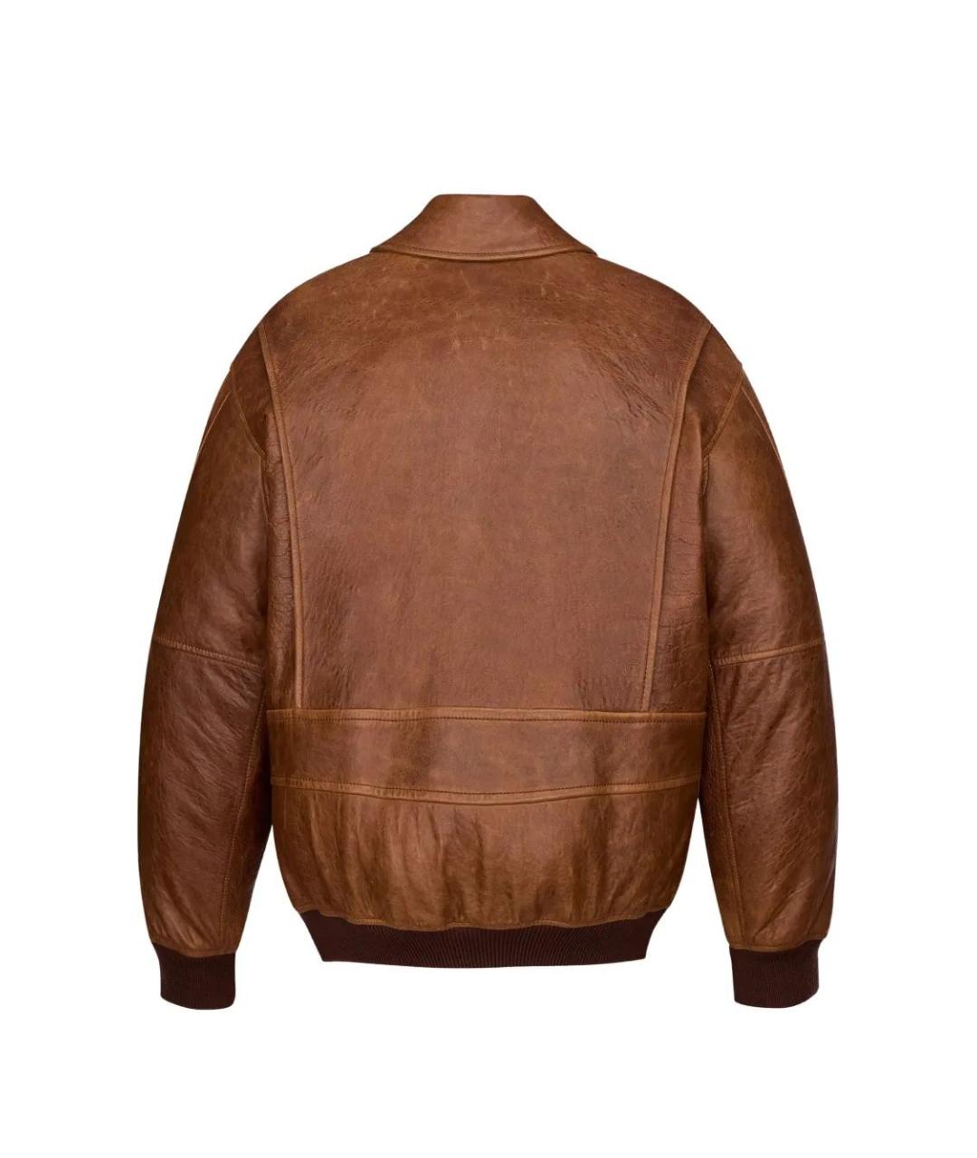 SAINT LAURENT Кожаная куртка, фото 2