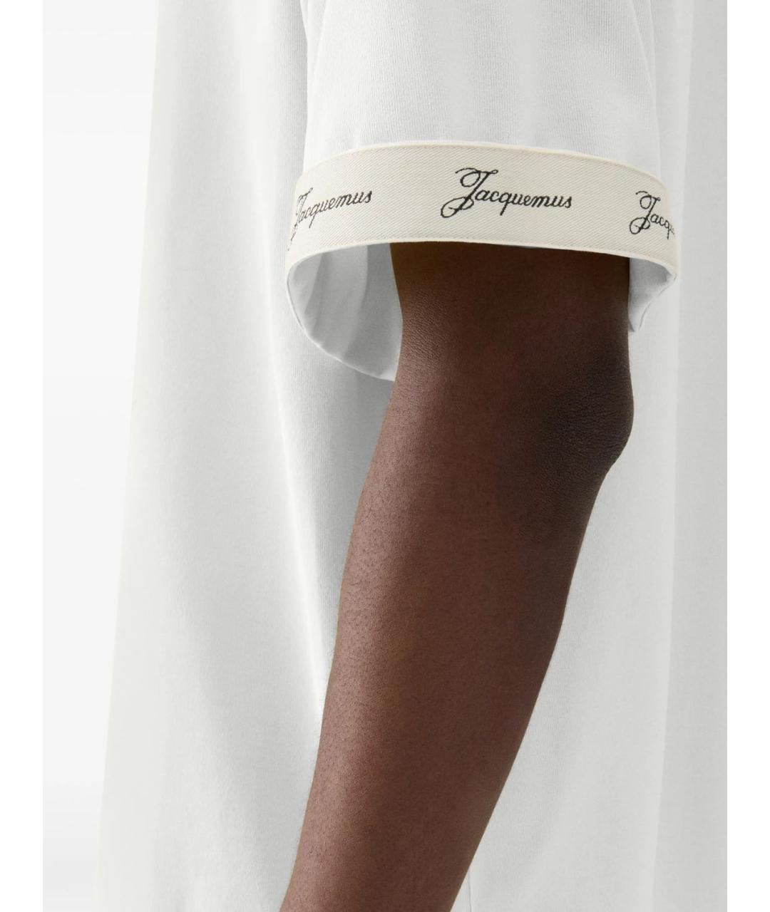 JACQUEMUS Белая футболка, фото 4