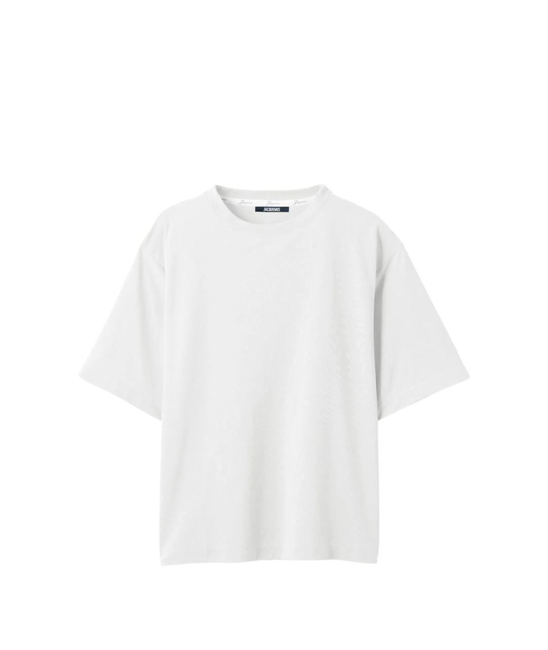 JACQUEMUS Белая футболка, фото 1