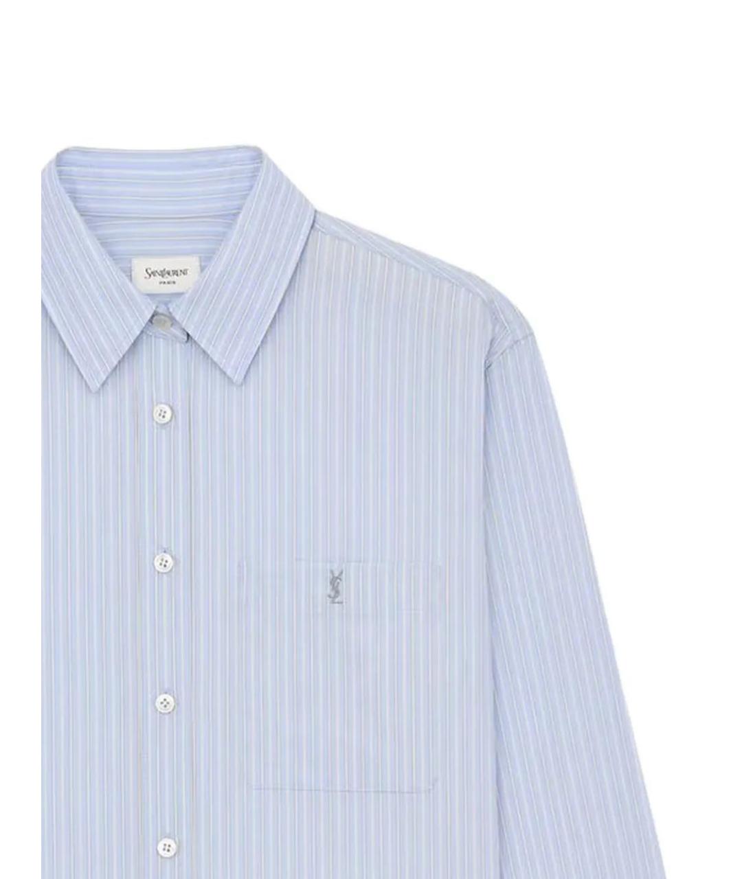 SAINT LAURENT Хлопковая рубашка, фото 2