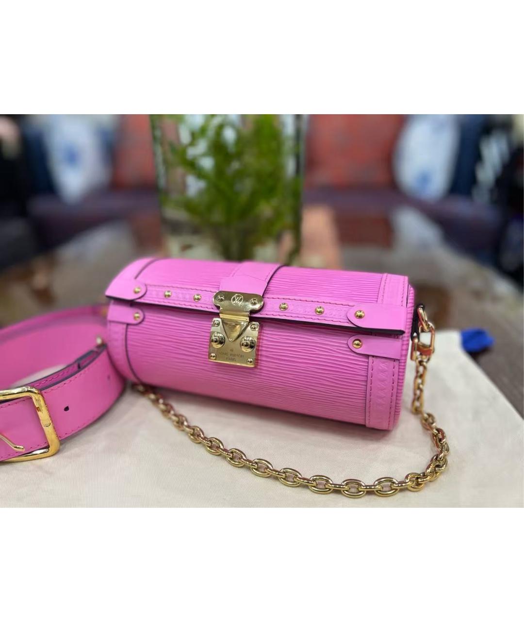 LOUIS VUITTON Розовая сумка через плечо, фото 5