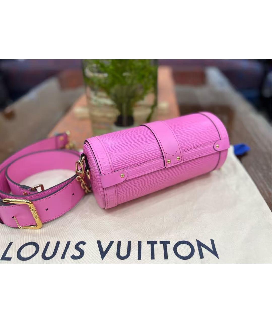 LOUIS VUITTON Розовая сумка через плечо, фото 6