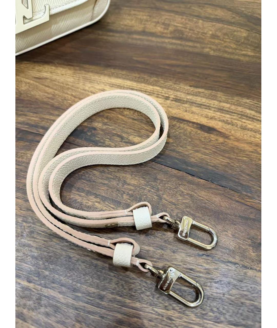 LOUIS VUITTON Белая сумка через плечо, фото 6