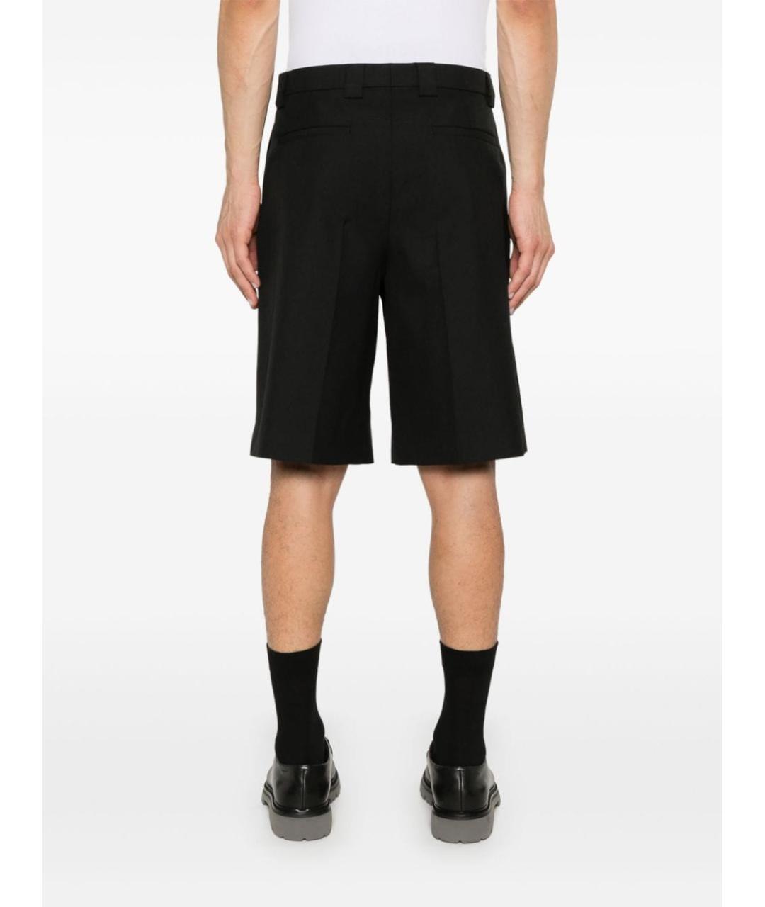 GUCCI Черные шерстяные шорты, фото 2