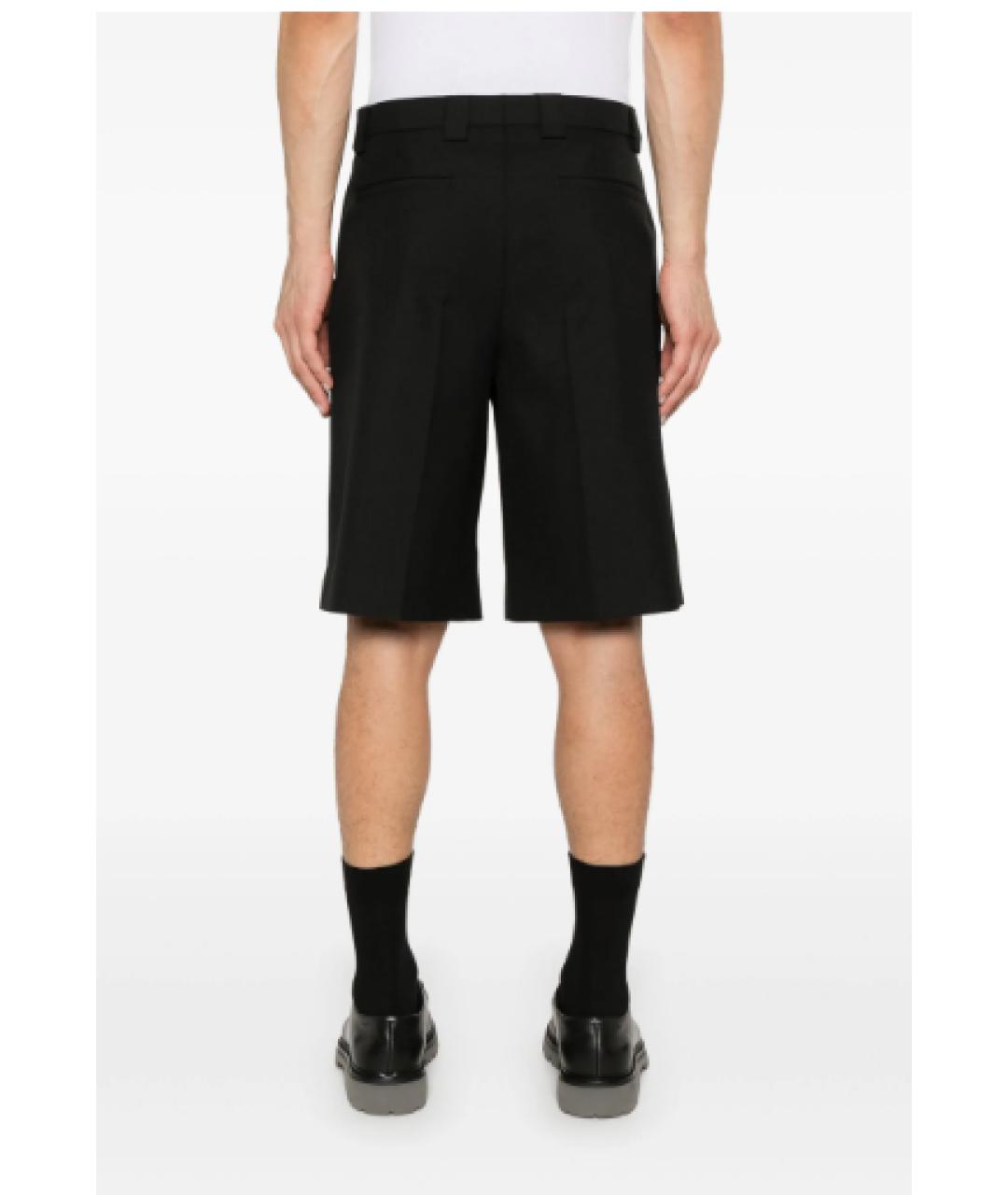 GUCCI Черные шерстяные шорты, фото 5