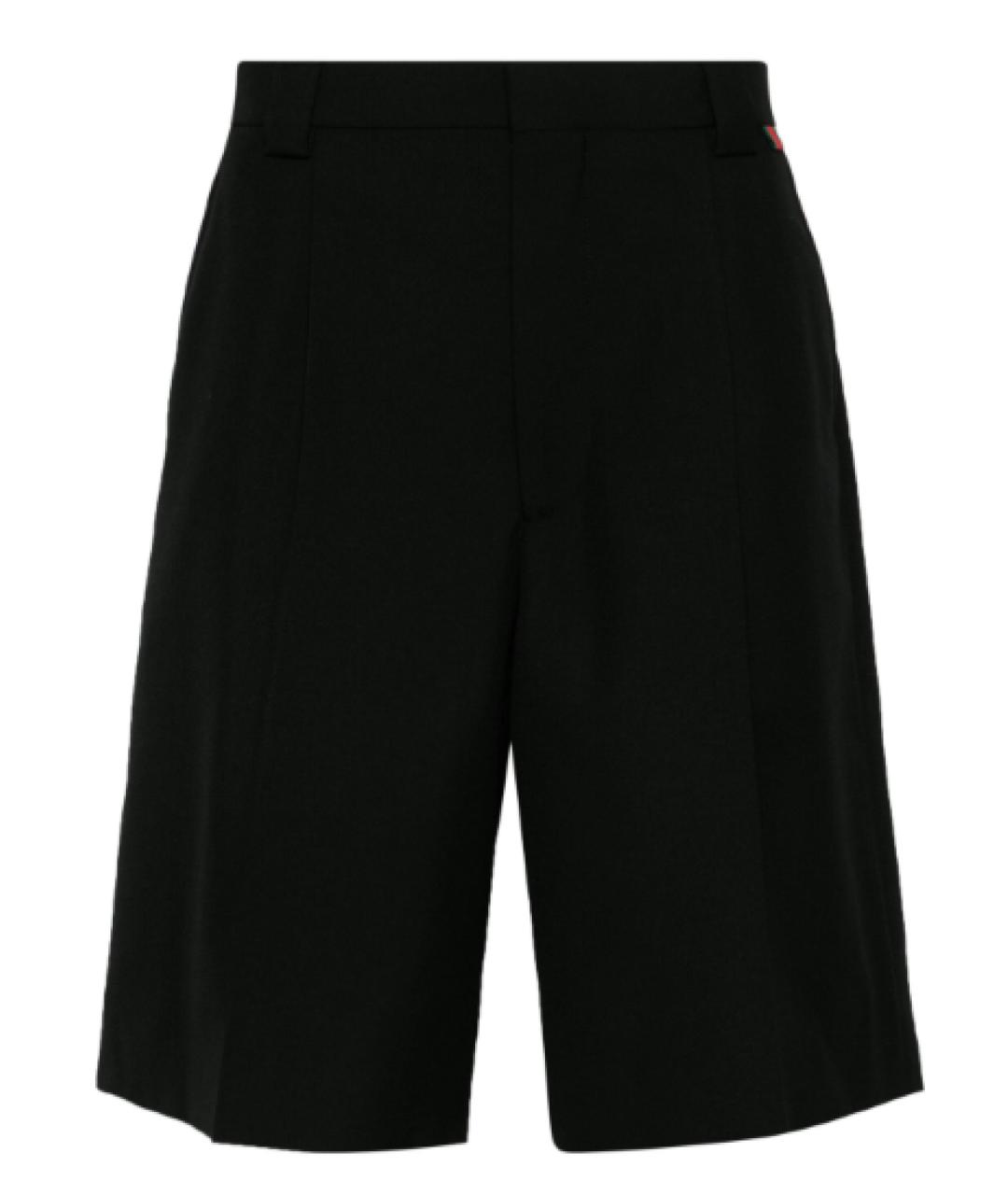 GUCCI Черные шерстяные шорты, фото 3