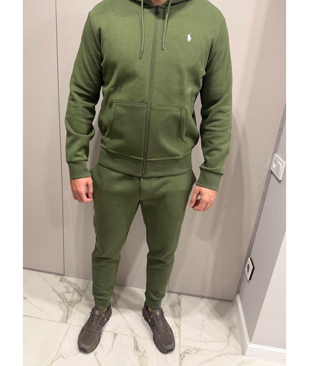 POLO RALPH LAUREN Хаки хлопковый спортивный костюм, фото 8