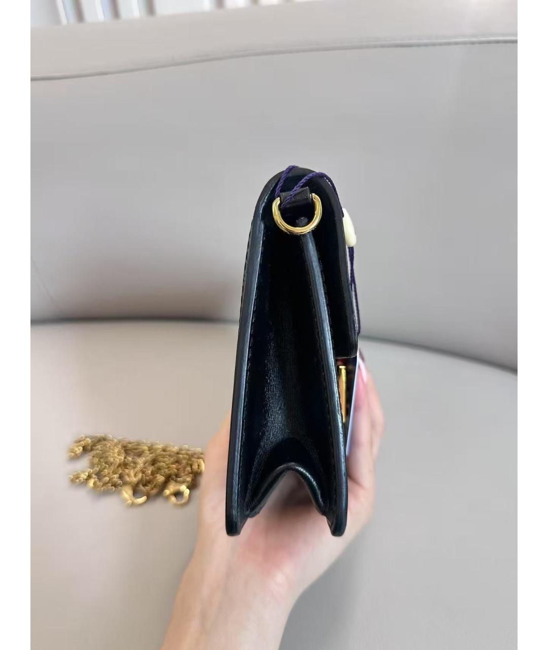 LOUIS VUITTON Черная сумка через плечо, фото 4