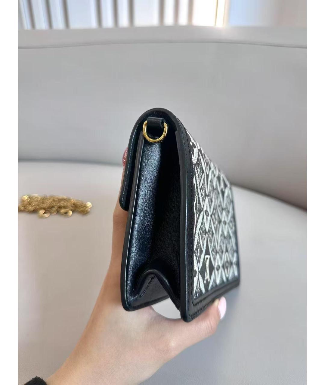 LOUIS VUITTON Черная сумка через плечо, фото 5