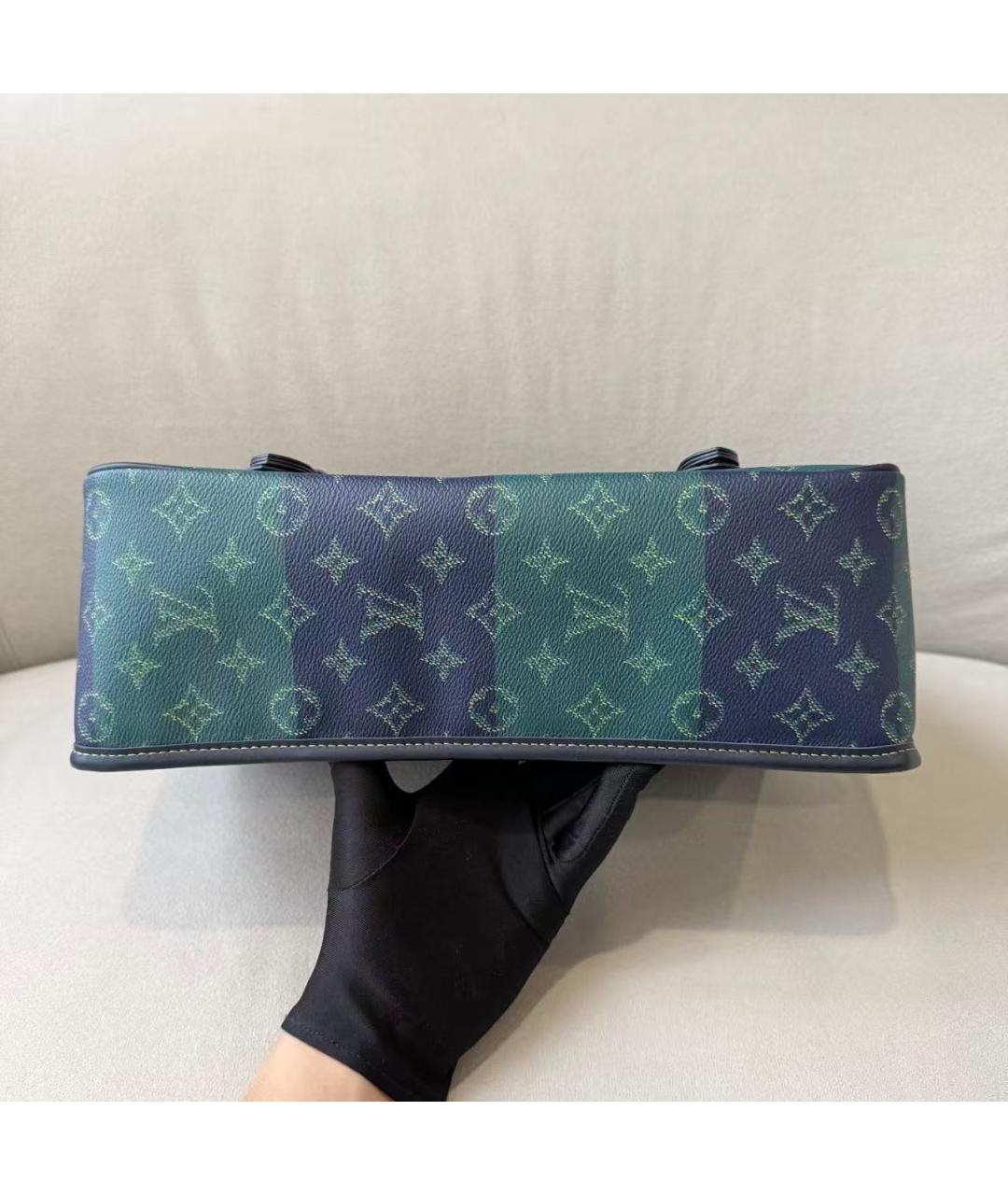 LOUIS VUITTON Голубая сумка через плечо, фото 6