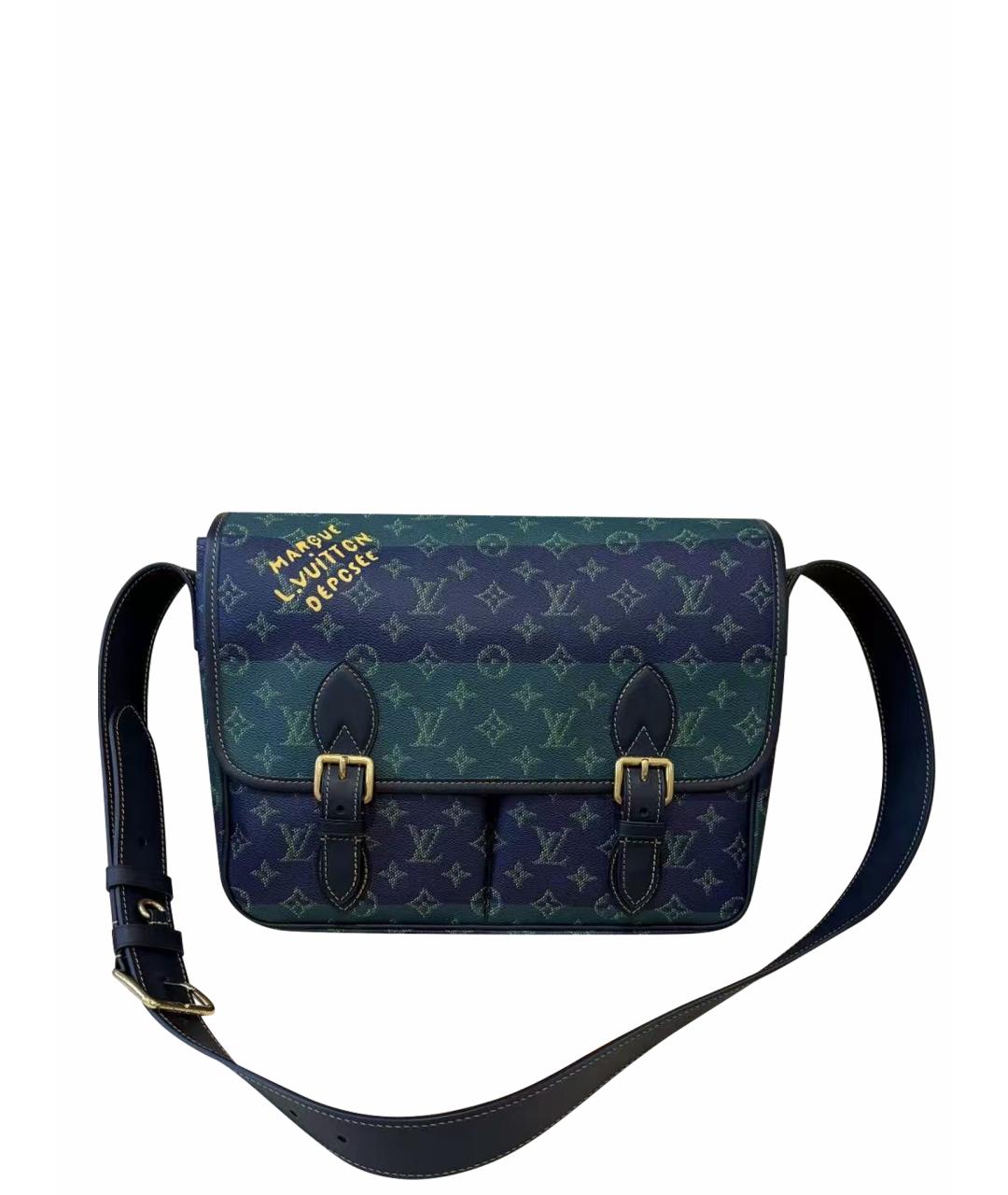 LOUIS VUITTON Голубая сумка через плечо, фото 1