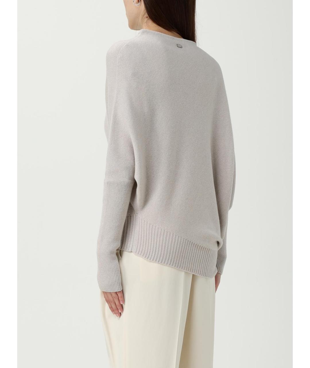 AGNONA Бежевый кашемировый джемпер / свитер, фото 2