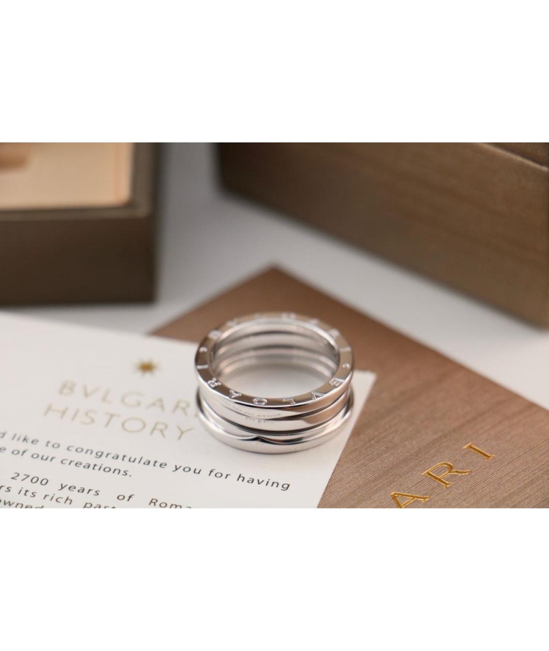 BVLGARI Серебряное кольцо из белого золота, фото 4