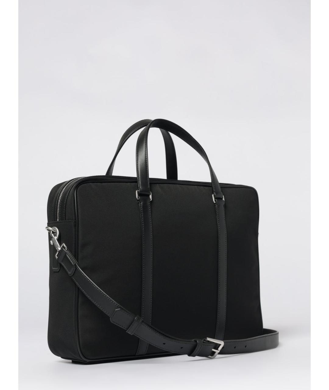 BALLY Черная тканевая сумка тоут, фото 2