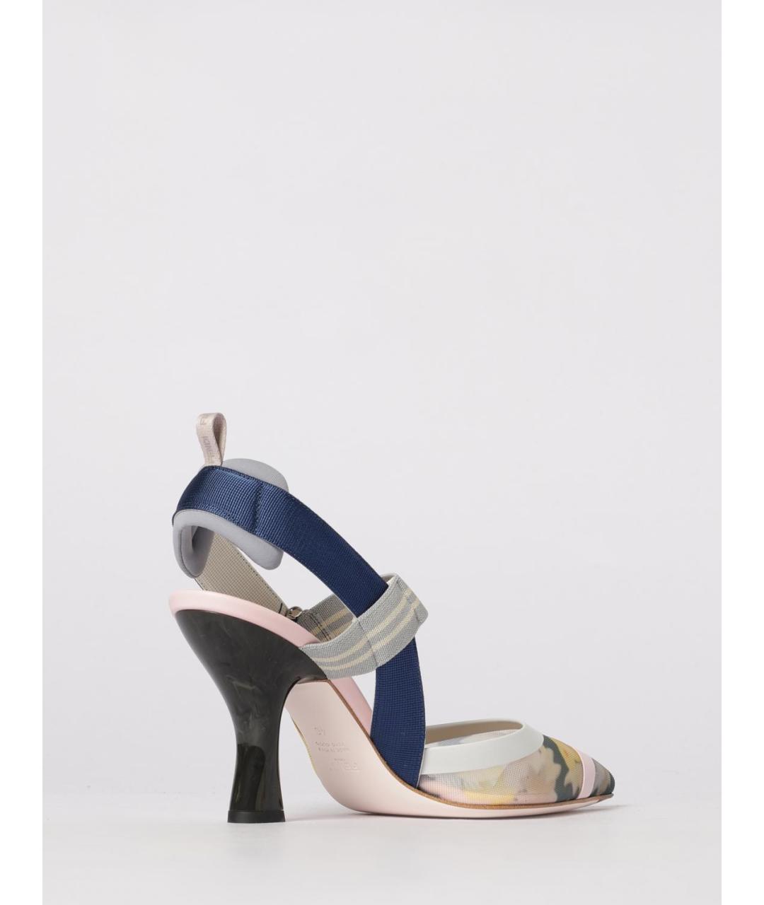 FENDI Мульти туфли, фото 3