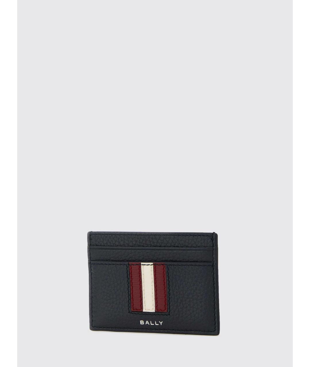 BALLY Черный кожаный кардхолдер, фото 3