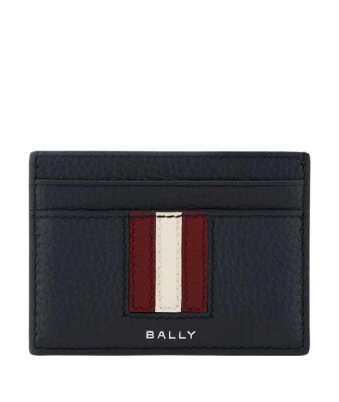 BALLY Черный кожаный кардхолдер, фото 1