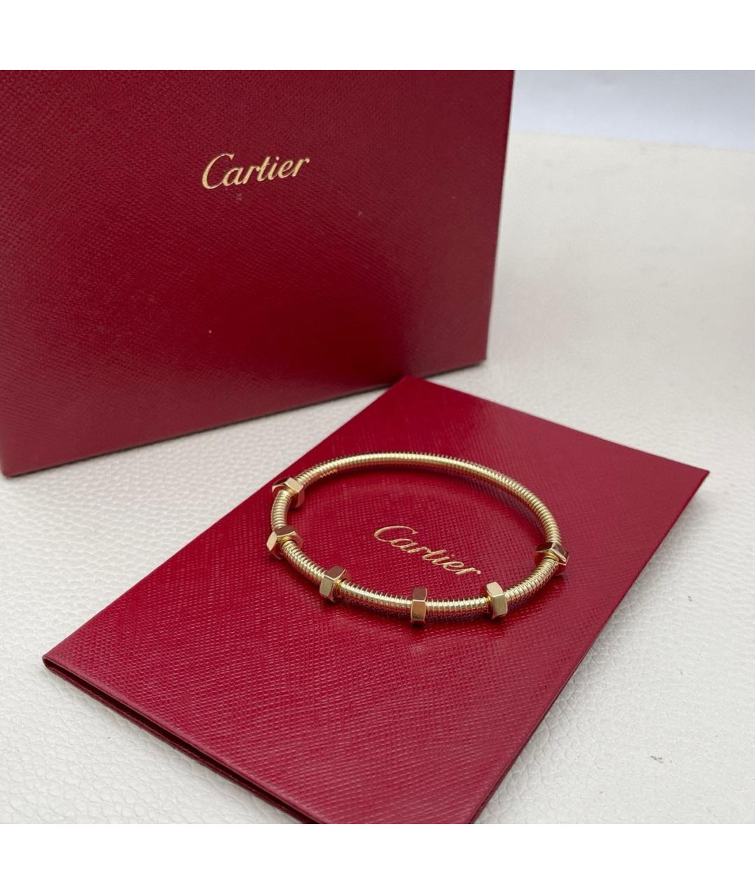 CARTIER Золотой браслет из желтого золота, фото 4