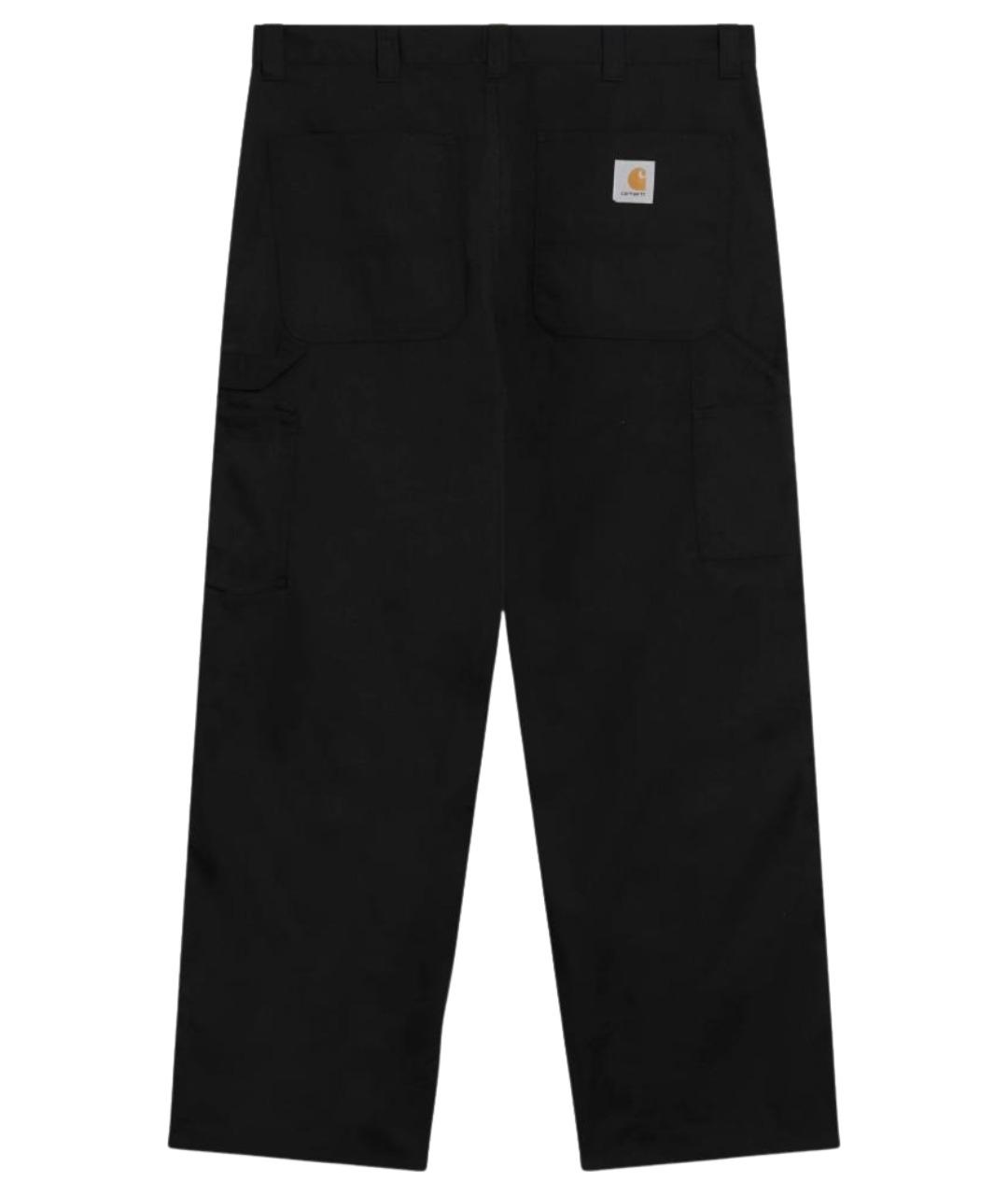 CARHARTT WIP Черные полиэстеровые повседневные брюки, фото 2