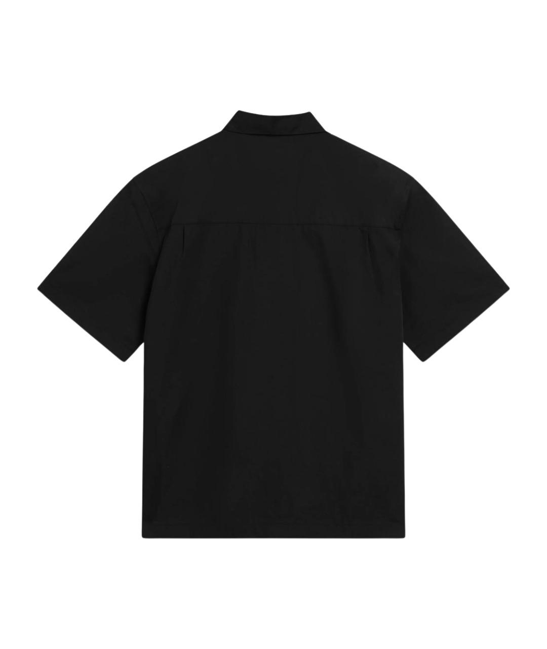 CARHARTT WIP Черная хлопко-полиэстеровая кэжуал рубашка, фото 2