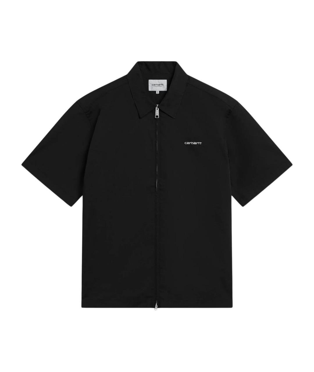 CARHARTT WIP Черная хлопко-полиэстеровая кэжуал рубашка, фото 1