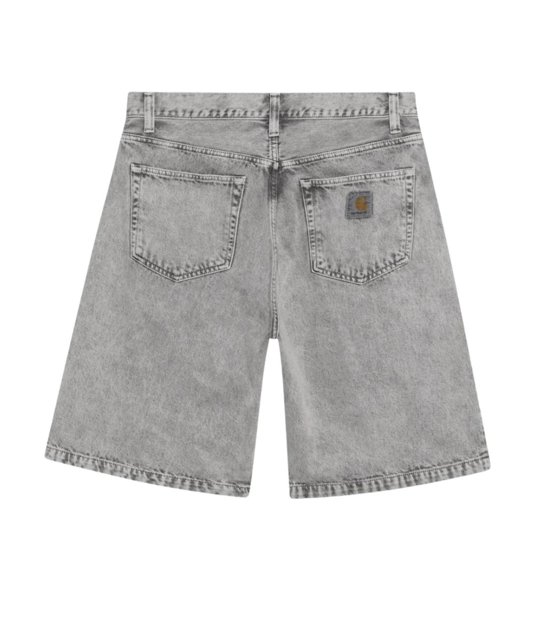 CARHARTT WIP Серые хлопковые шорты, фото 2