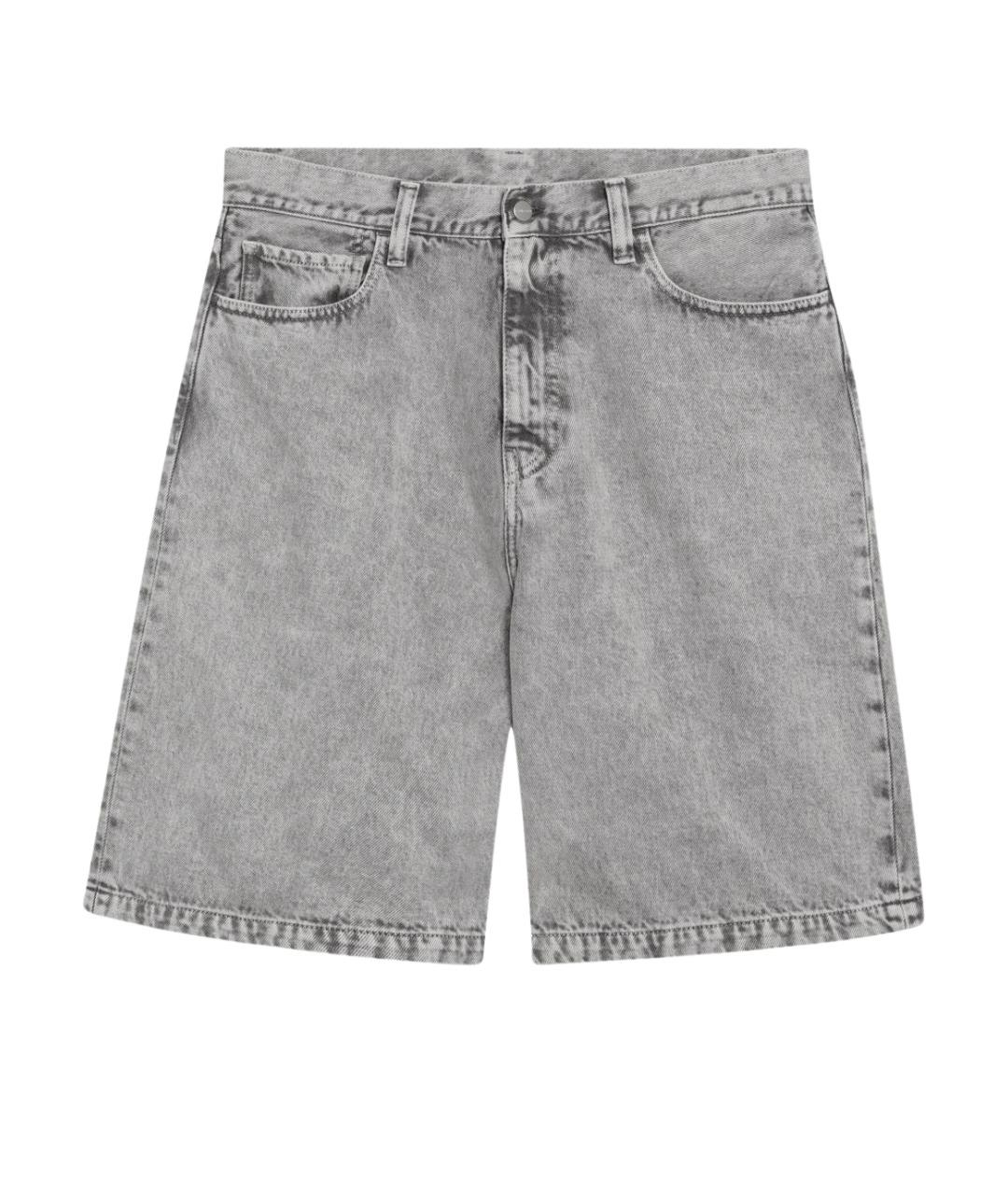 CARHARTT WIP Серые хлопковые шорты, фото 1