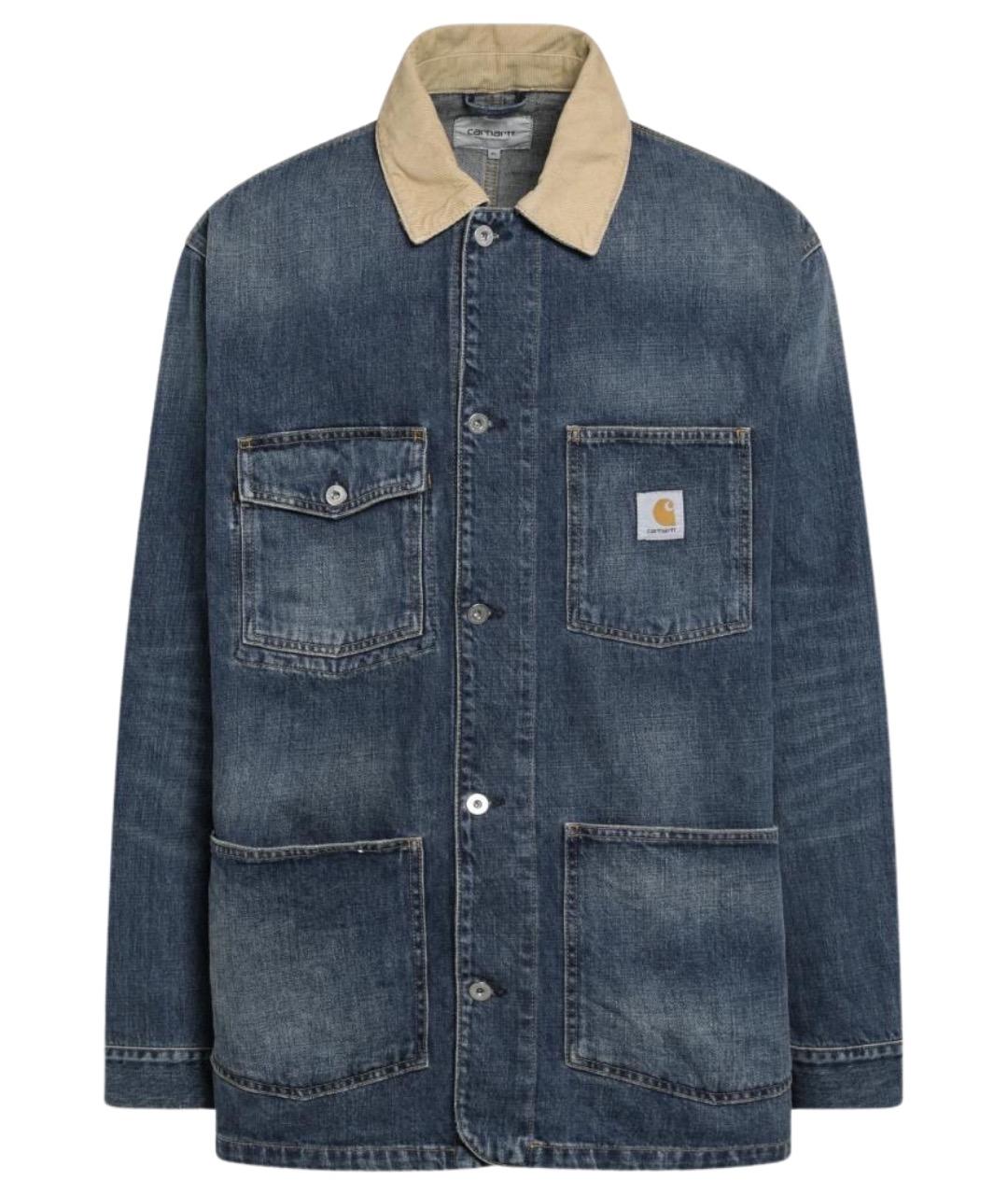 CARHARTT WIP Синяя деним куртка, фото 1