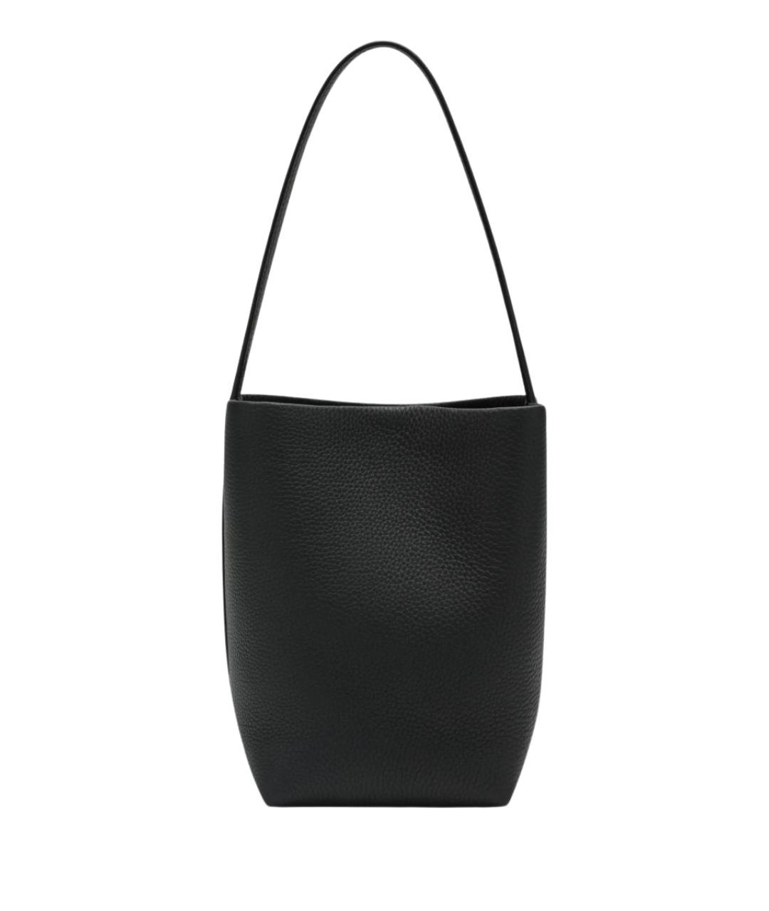 THE ROW Темно-синяя кожаная сумка тоут, фото 1