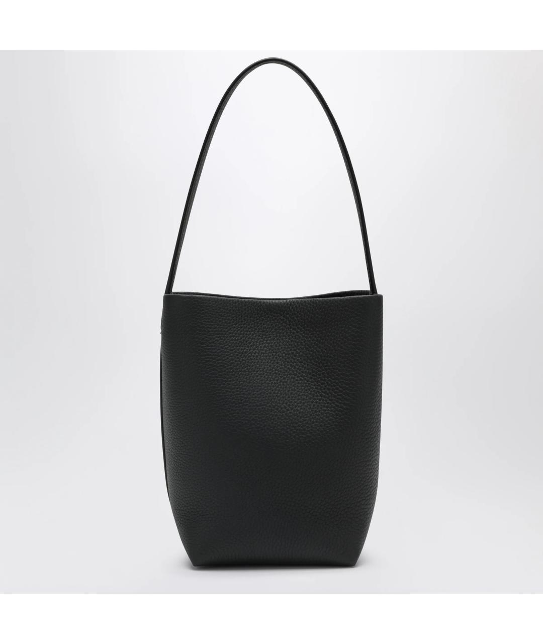 THE ROW Темно-синяя кожаная сумка тоут, фото 2