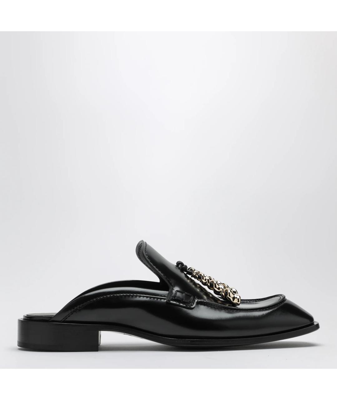 LOEWE Черные кожаные лоферы, фото 3