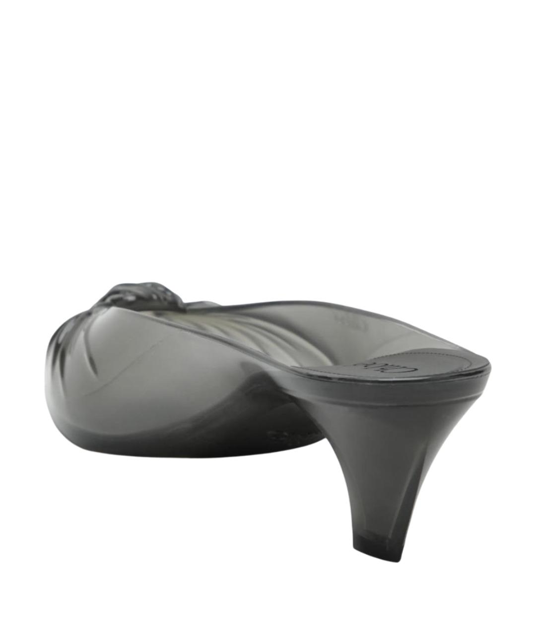 CHLOE Серые мюли, фото 2