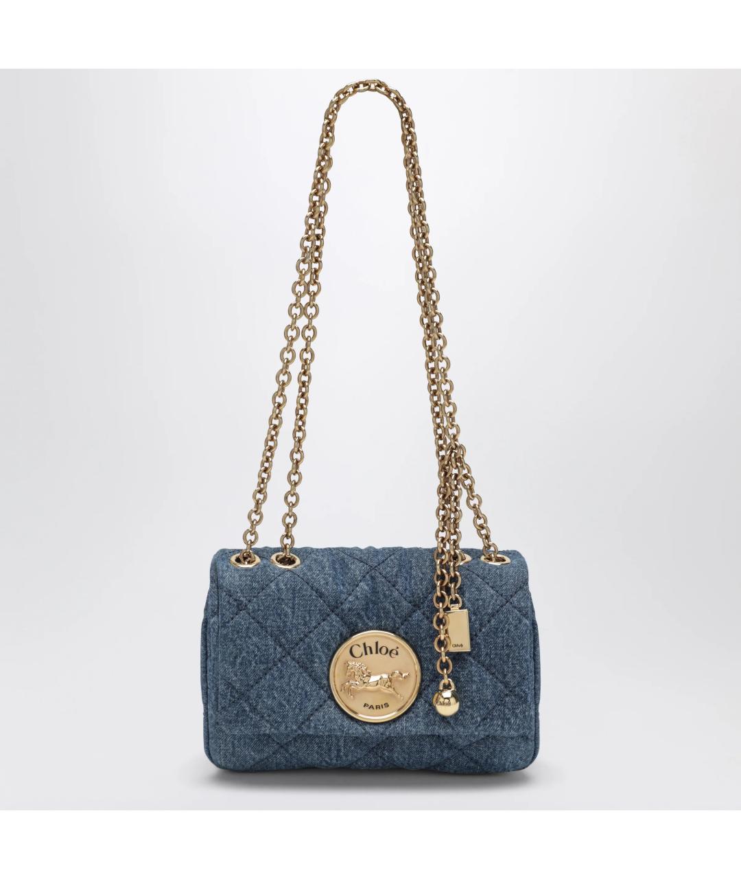 CHLOE Синяя деним сумка через плечо, фото 3